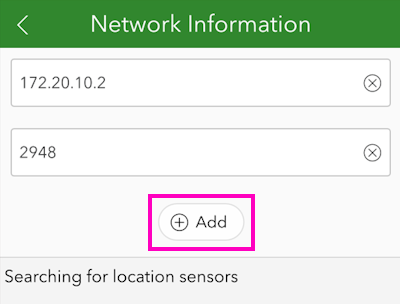 ArcGIS Survey123 TCP Connection Information